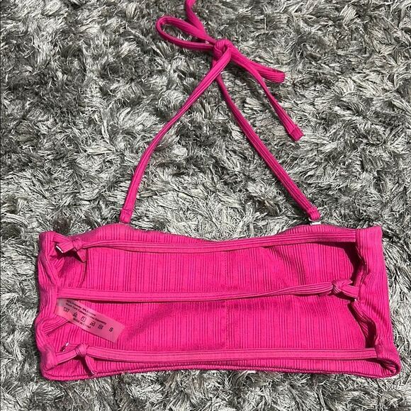 Vibrant Pink Bikini Set size small - Picture 4 of 9